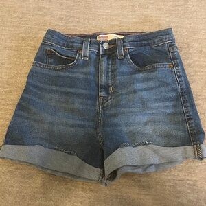 Signature by Levi Strauss Blue Denim Mom Shorts